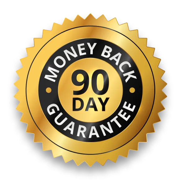 90-Day Money-Back Guarantee Seal